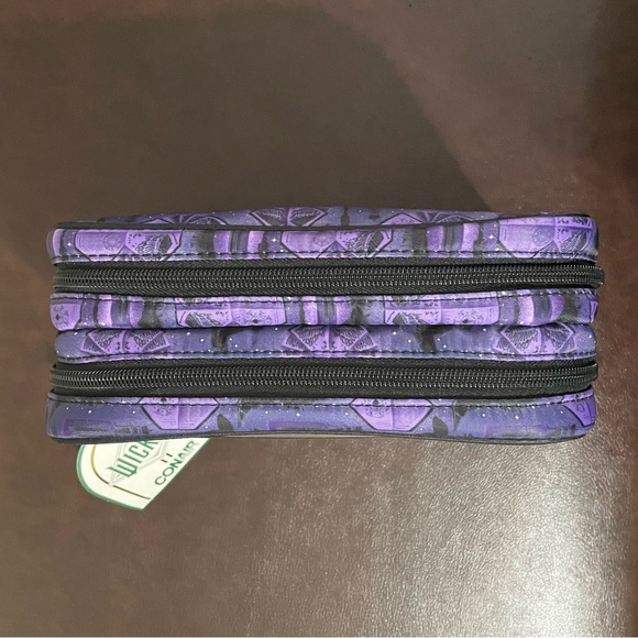 Wicked Purple Double Zip Organizer - Makeup Bag, Travel Cosmetic Bag - Picture 8 of 10